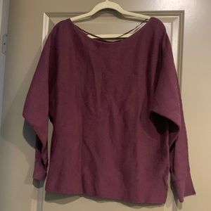 GAP Wine colored sweater NWT